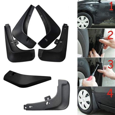 Car Mud Flap Guard For Ford Figo 2015 To 2021 Model Type 2