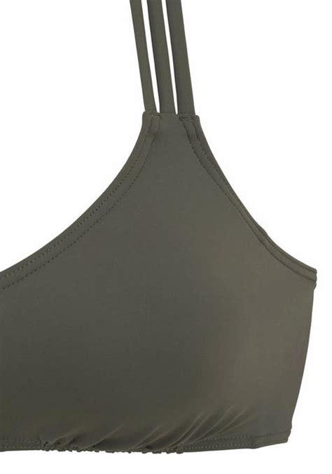Bruno Banani Bustier Bikini Oliv Cup A B 32 LASCANA De