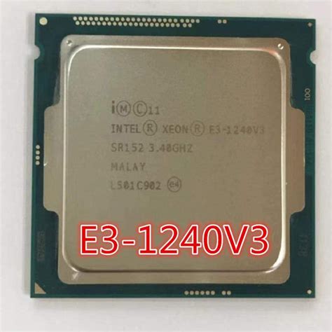 Intel Xeon Processor E3-1240 v3 8M Cache 3.40 GHz CPU - CHQstore