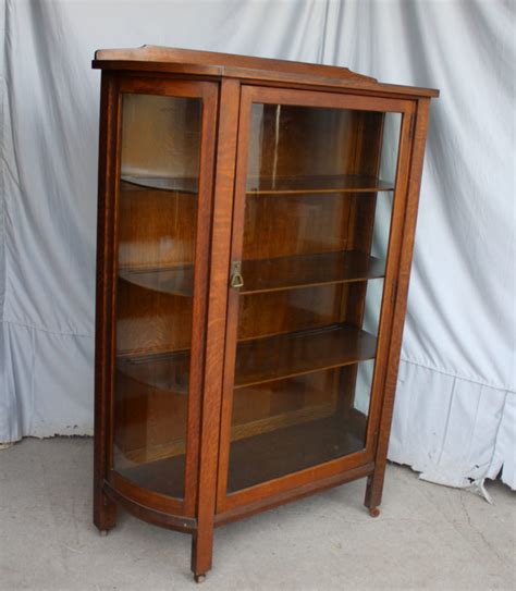 Bargain Johns Antiques Antique Mission Oak China Cabinet Original