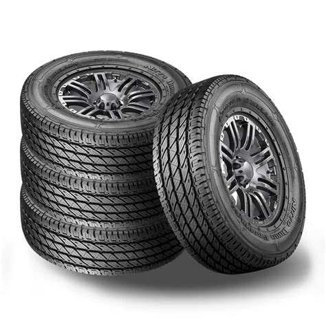 Set of 4 Nitto Dura Grappler 265/65R17 112T Truck All Season Durable Highway Tires 205170 / 265 ...