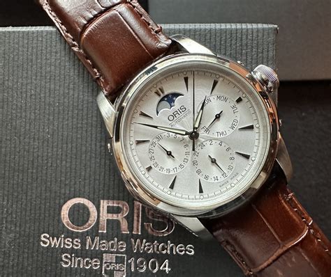 Sold Wts Oris Artelier Moonphase Triple Date 7546 72500