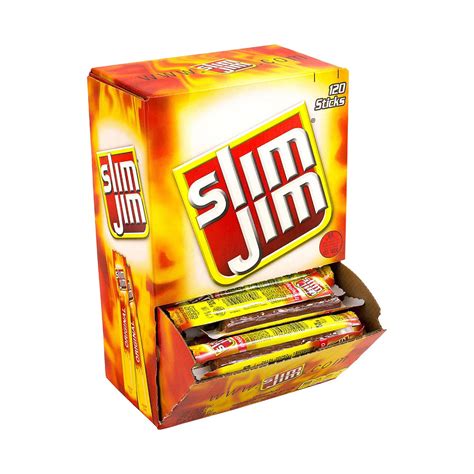 Slim Jim Original Smoked Meat Stick 028oz 120ct Volt Candy