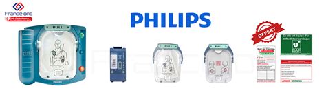 Cartouche D électrodes Et Batteries Philips Heartstart Hs1