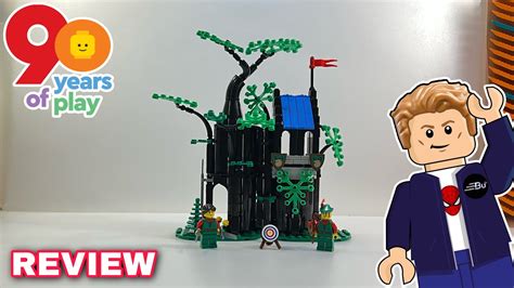 Lego Castle Forest Hideout 40567 Review Et Ajout Dans La Ville Youtube