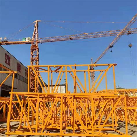 Ton Self Erecting Topkit Luffing Jib Tower Crane Qtz