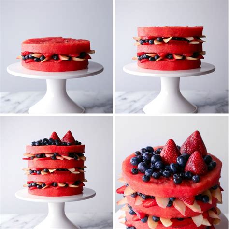 Fresh Watermelon Layer Cake Wife Mama Foodie
