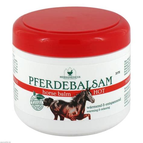 PFERDEBALSAM Hot Herbamedicus Ml Preisvergleich PZN MediPreis De
