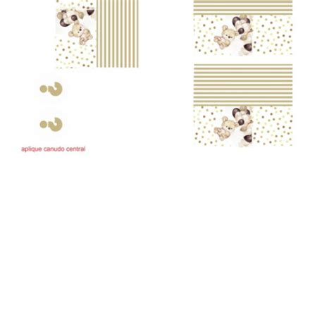 Arquivo de Corte Chá Revelação Ursinho Nude Elo