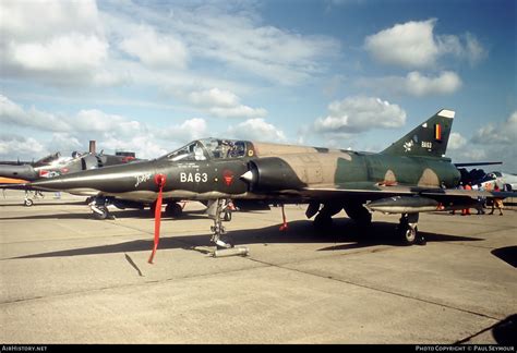 Aircraft Photo of BA63 | Dassault Mirage 5BA | Belgium - Air Force ...