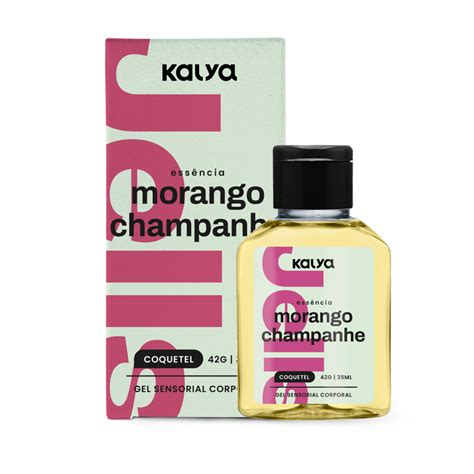 Gel Beijável Hot Coquetel Morango Champanhe