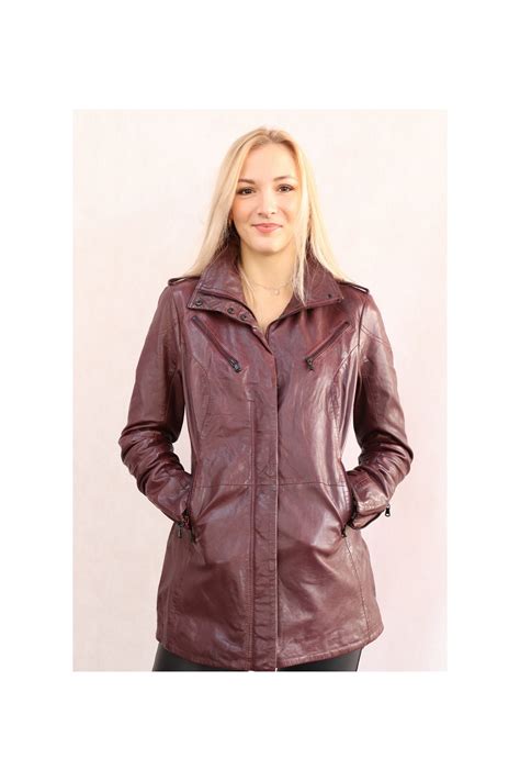 Veste Cuir Agneau Femme Orna Bx