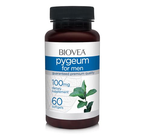 Pygeum For Men 100mg 60 Softgels | BIOVEA Supplements