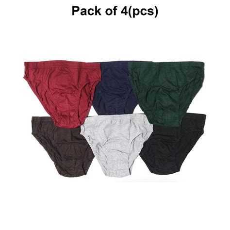 Assorted Men S Bikini Brief Cotton Assorted Colour Pack Walmart