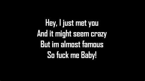Fuck Me Baby Lyrics Huey Mack YouTube