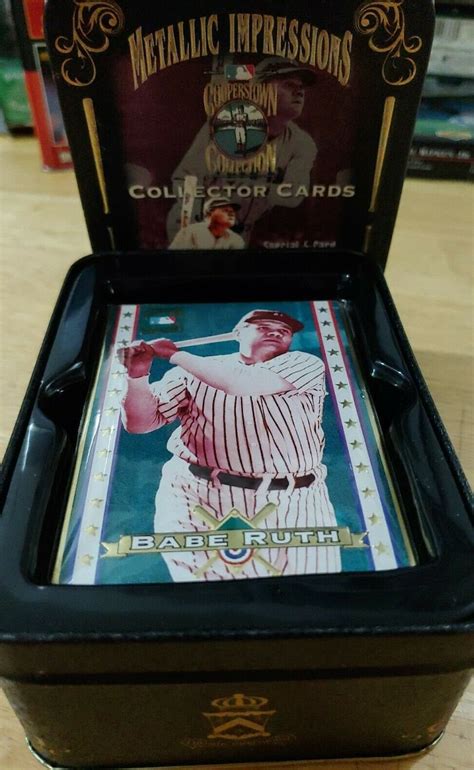 RARE 1994 Metallic Impressions Cooperstown Collection 5 Card Babe Ruth Edition Etsy