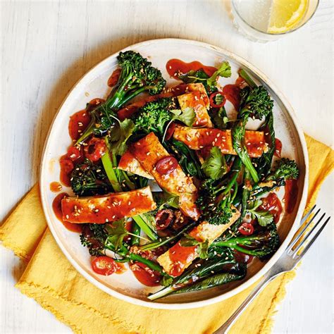 Sticky Tofu Stir Fry With Broccoli Healthy Recipe Ww Uk