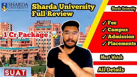 Sharda University Review Campus Placement Reality Admissions