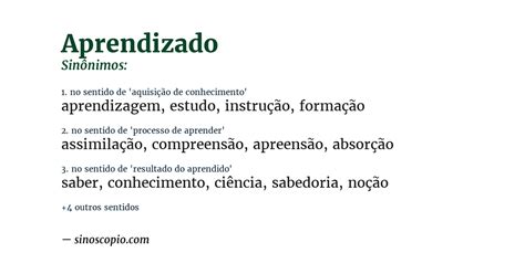 Como Se Escreve Aprendizado - Sinônimos de Aprendizado [por sentido] - Sinoscópio
