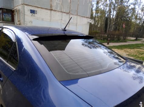 Дефлектор на заднее стекло — Skoda Rapid (2G), 1,6 л, 2021 года ...