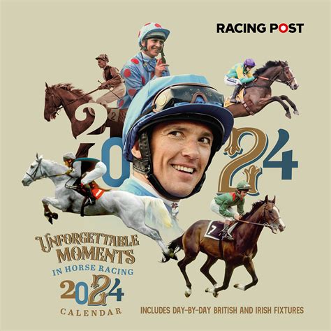 Racing Post's Unforgettable Moments Wall Calendar 2024 | Pitch Publishing