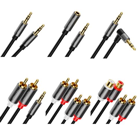 Audiokabel Mm Klinke Cinch Rca Verl Ngerung Aux Kabel M M M