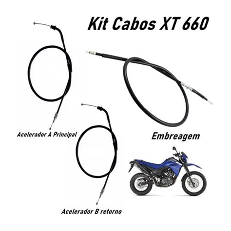 Cabo Embreagem E Acelerador Xt Xt Kit Cabos Shopee Brasil