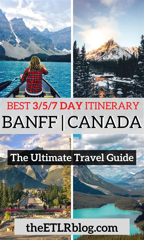 The Best Banff 3 5 7 Day Itinerary Artofit