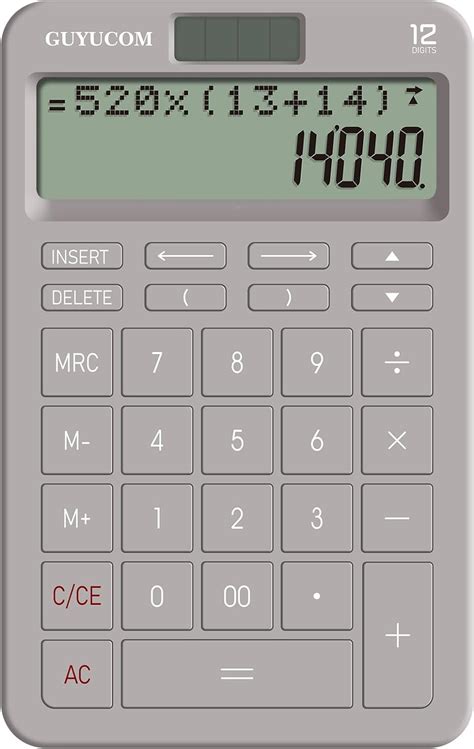 GUYUCOM Calculatrice de Bureau avec Enregistrement Historique amélioré