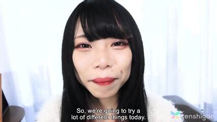 Maid Cafe Worker Miss Akane Okawa Comes To Show Off Her Big Fat Tits