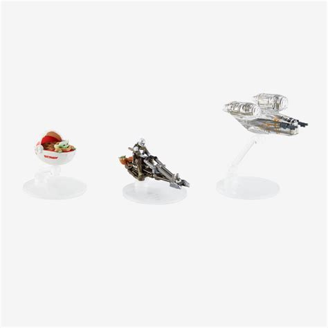 Hot Wheels Star Wars Starship Vehicles Set Of 3 Mattel Creations
