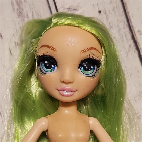 RAINBOW HIGH WINTER Break Jade Hunter Nude Articulated Fashion Doll Green Hair PicClick UK