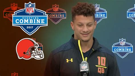 2017 Combine: Patrick Mahomes Press Conference