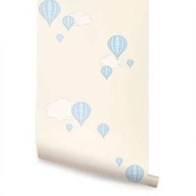 Harriet Bee Hazen Hot Air Balloon Paintable Peel And Stick Wallpaper
