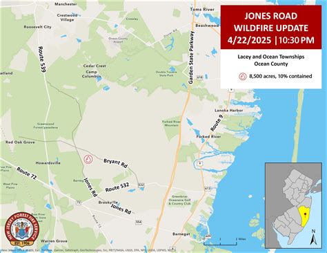 WILDFIRE UPDATE: Jones... - New Jersey Forest Fire Service | Facebook