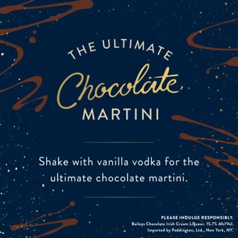 Baileys Chocolate Irish Cream Liqueur, 750 mL - Fry’s Food Stores