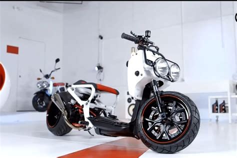 bergaya ekstrem motor matic berlabel honda ruckus  unik guys