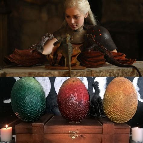 Ovo De Dragão Game Of Thrones - Dragão 3 Ovos Game Of Thrones - Verde, Vermelho, Dourado | Elo7