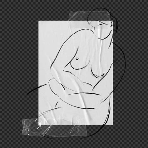 Nude Female Body Reclining Png Premium Png Sticker Rawpixel