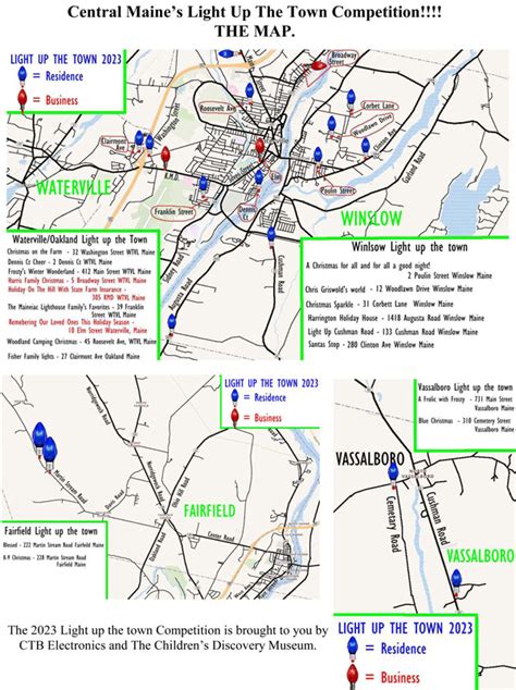 2023 Light Up the Town Map | REM