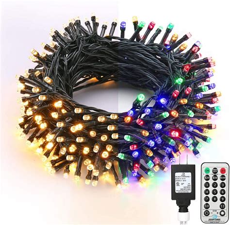 JMEXSUSS LED 8 Setting Indoor String Lights 66 Foot