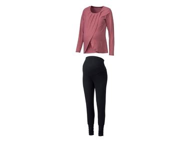 Esmara Lingerie Pure Collection Damen Umstands Pyjama