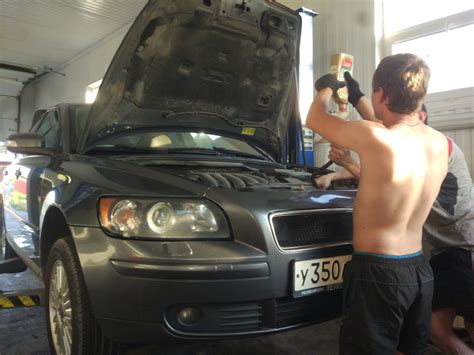Замена масла в АКПП — Volvo S40 (2G), 2,4 л, 2006 года | плановое ТО ...