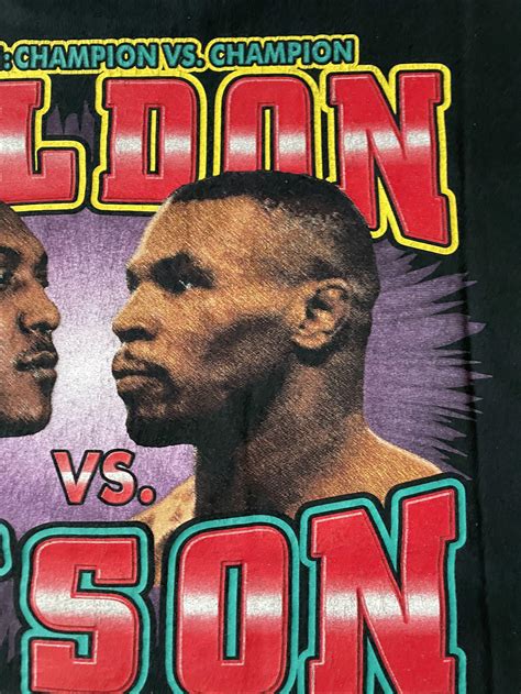 Vintage Mike Tyson Vs Bruce Seldon Shirt Mens Fashion Tops And Sets