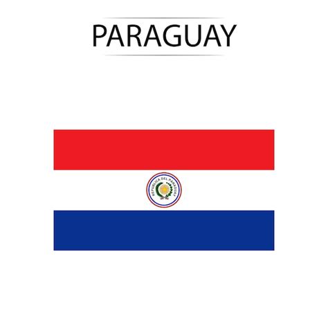 Bandera De Paraguay Bandera Nacional De Paraguay Vector Premium