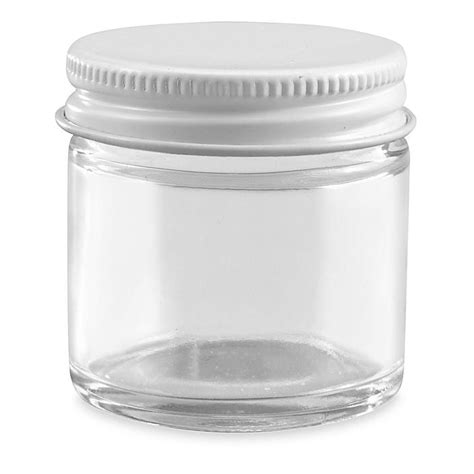 1 oz - Glass Jar with Metal Lid – TheNorthBoro