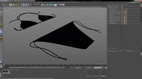 Bikini Set Two Piece 3D Model 39 Max 3ds Blend C4d Fbx Ma Lxo Obj Free3D
