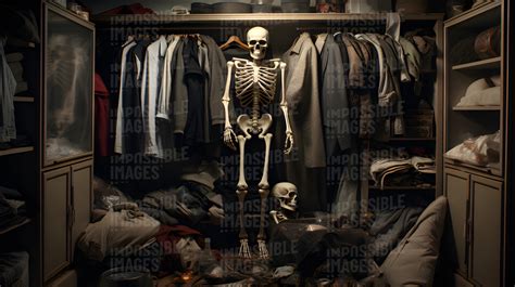 A Skeleton In The Closet Impossible Images Unique Stock Images For