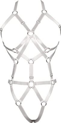 XISESEA Women Body Harness Bra Set Fashion Strappy Lingerie Set Sexy Cage Bra Elastic Cupless