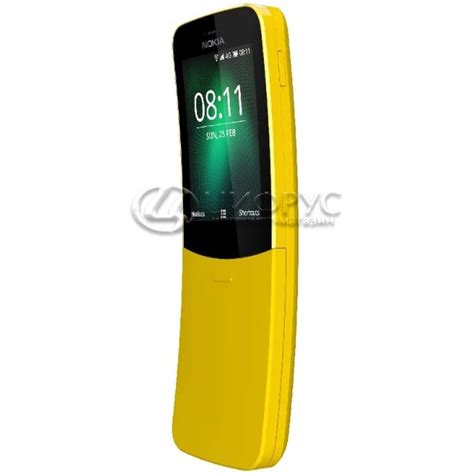 Купить Nokia 8110 4G Yellow (РСТ) в Москве – цена Нокиа 8110 4G Желтый ...